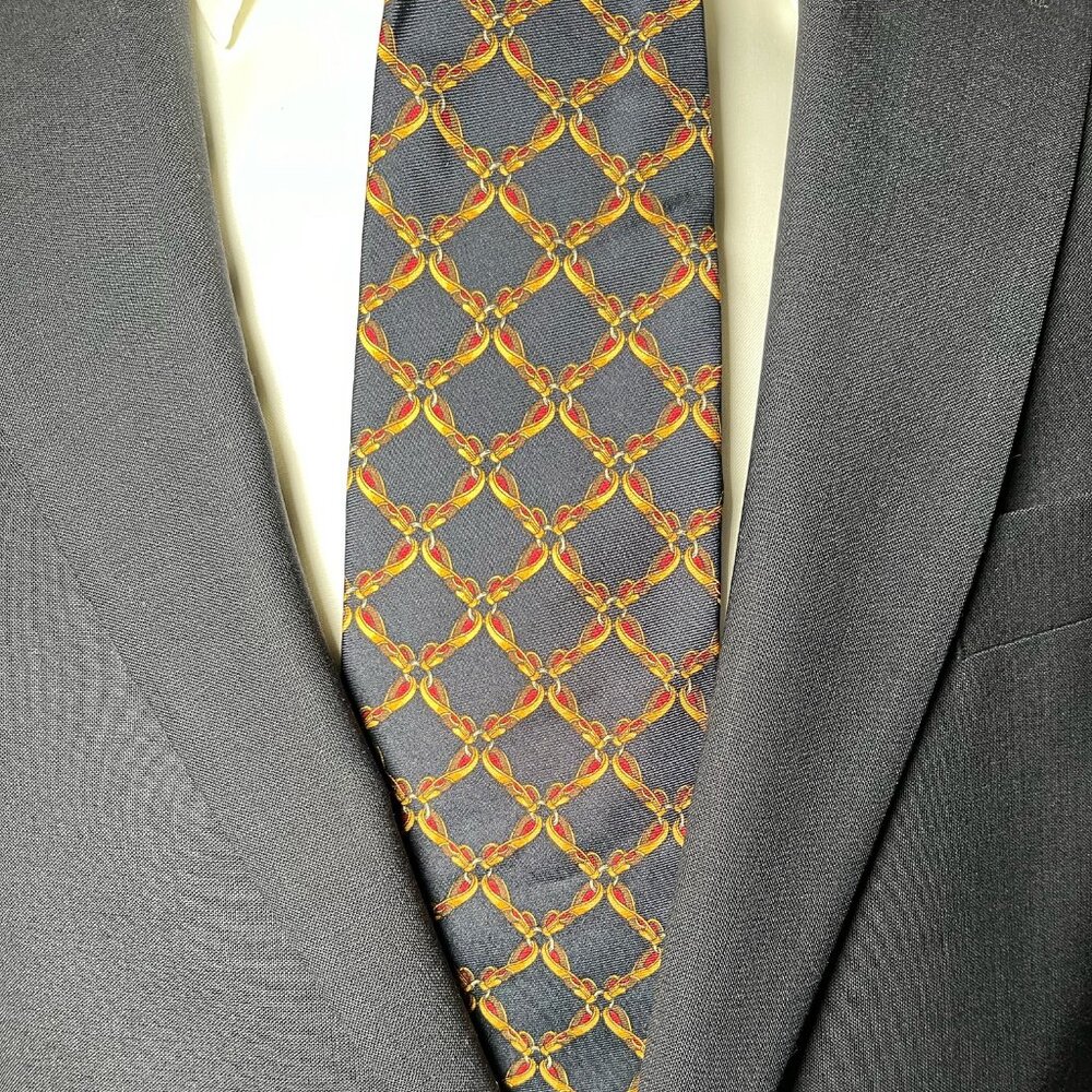 Chain link Brooks Brothers Silk tie